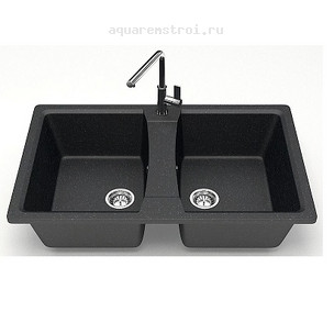 Кухонная мойка Azario Элмас CS00078333 78x50 см цвет черный