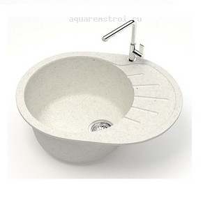 Кухонная мойка Azario Лайт CS00079921 57,5x44 см цвет хлопок