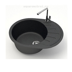 Кухонная мойка Azario Лайт CS00079920 57,5x44 см цвет черный