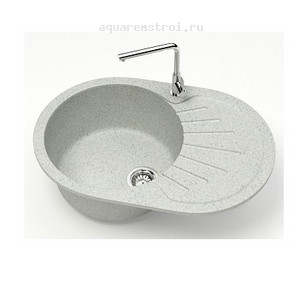 Кухонная мойка Azario Флора CS00079916 73x45 см цвет светло-серый