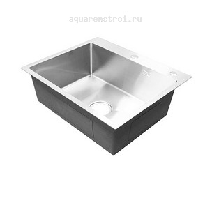 Кухонная мойка Azario Сабрина AZS6050S 60х50 см цвет серебро