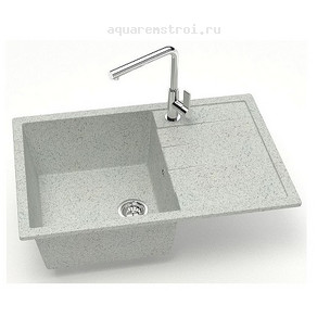 Кухонная мойка Azario Вижн CS00078341 75x50,5 см цвет светло-серый