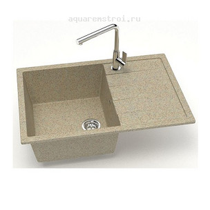 Кухонная мойка Azario Вижн CS00078340 75x50,5 см цвет песочный