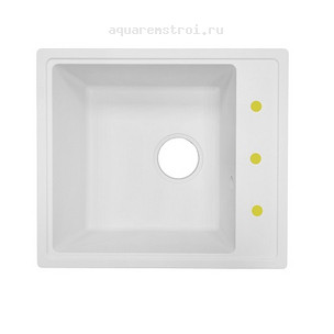 Кухонная мойка Azario Milas CS00097665 48x42 см цвет белый