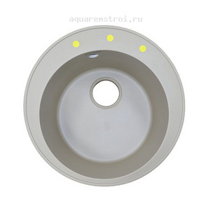 Кухонная мойка Azario Sivas CS00097655 48x48 см цвет песочный