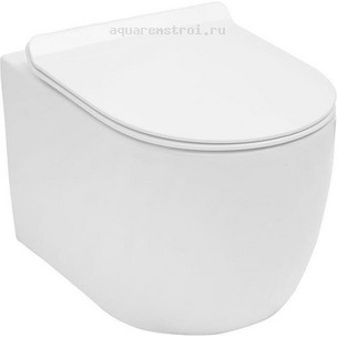 Унитаз подвесной с сиденьем микролифт Aquanet Cetus-W BL-104N-WHT 211908 цвет белый