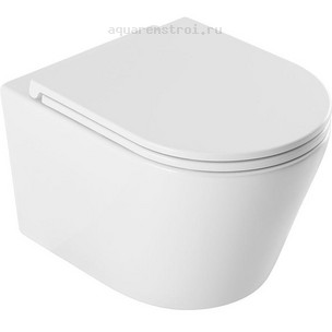 Унитаз подвесной с сиденьем микролифт Aquanet Glide 3.0 W Tornado 369386 цвет белый