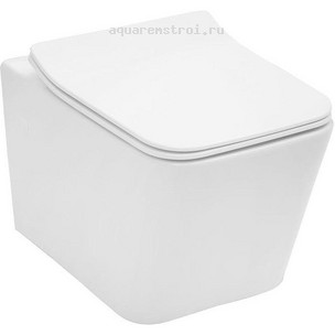 Унитаз подвесной с сиденьем микролифт Aquanet Tavr BL-103N-WHT TAVR-W 211920 цвет белый