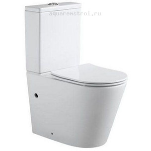 Унитаз-компакт с бачком и сиденьем микролифт Aquanet Atago 2.0 C1 LX-2904 257418 цвет белый