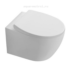Унитаз подвесной с сиденьем микролифт Aquatek Сириус AQ1582T-00 цвет белый