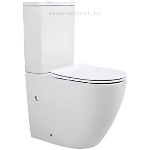 Унитаз-компакт с бачком и сиденьем микролифт Aquatek Европа AQ2903-00 цвет белый