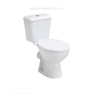 Унитаз-компакт с бачком и сиденьем микролифт Aquatek Каир AQ2780-00 цвет белый