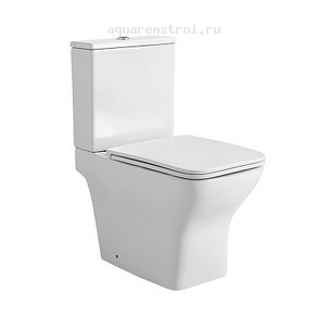 Унитаз-компакт с бачком и сиденьем микролифт Aquatek Леон AQ2788T-00 цвет белый