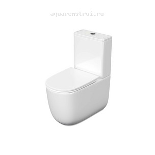 Унитаз-компакт с бачком и сиденьем микролифт Aquatek Optima Plus AQ4452-00 цвет белый