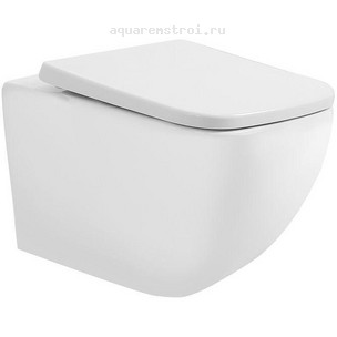Унитаз подвесной с сиденьем микролифт Art&Max Maxima AM010CHR/AM2032SC цвет белый