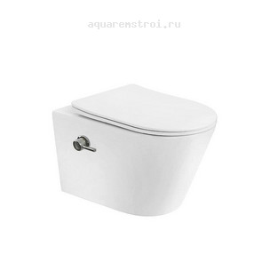 Унитаз подвесной с сиденьем микролифт Boheme Avva 973-SET-2-MW цвет белый