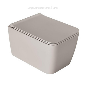 Унитаз подвесной с сиденьем микролифт Boheme Zen 967-SET-D цвет бежевый