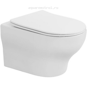 Унитаз подвесной с сиденьем микролифт Boheme Fioreм 978-SET-MW цвет белый