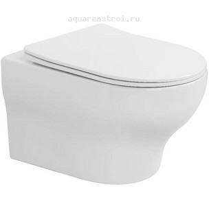 Унитаз подвесной с сиденьем микролифт Boheme Fioreм 978-SET-W цвет белый