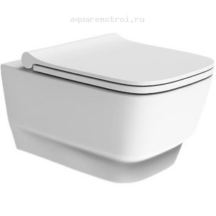 Унитаз подвесной без сиденья Boheme Bello 971-MW цвет белый
