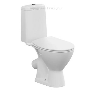 Унитаз-компакт с бачком и сиденьем микролифт Cersanit Just 64073 (KO-JUS031-3/6-PL) цвет белый