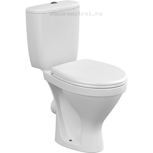Унитаз-компакт с бачком и сиденьем микролифт Cersanit Trento S-KO-TR011-3/6-PL-w цвет белый