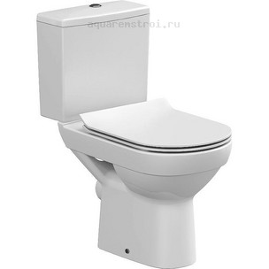 Унитаз-компакт с бачком и сиденьем микролифт Cersanit City S-KO-CIT011-3/5-COn-S-DL-w цвет белый