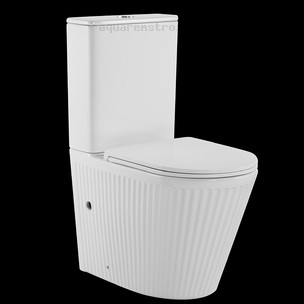 Унитаз-компакт с бачком и сиденьем микролифт CeramaLux TR2175 цвет белый
