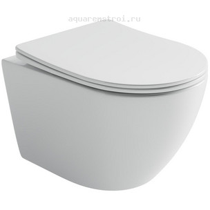 Унитаз подвесной с сиденьем микролифт Ceramicanova Uno CN11001T цвет белый