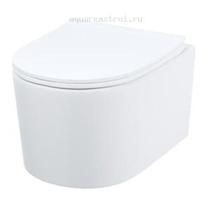 Унитаз подвесной с сиденьем микролифт Iddis Stone STORDSEi25 цвет белый