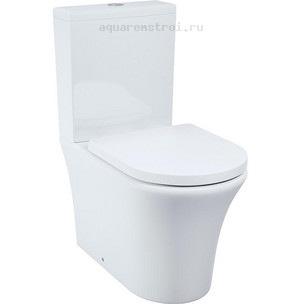 Унитаз-компакт с бачком и сиденьем микролифт Iddis Stone STNRDSEi24 цвет белый