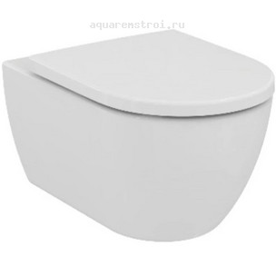 Унитаз подвесной с сиденьем микролифт Ideal Standard Ellisse T569201 цвет белый
