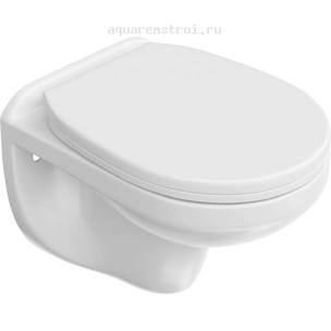 Унитаз подвесной с сиденьем микролифт Kerama Marazzi Про KPRO.wc.02 цвет белый