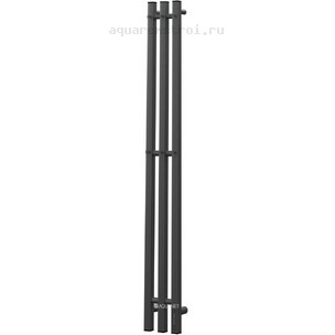 Полотенцесушитель электрический Aquanet Verto-3 110х12 15х110 см цвет графит брашированный