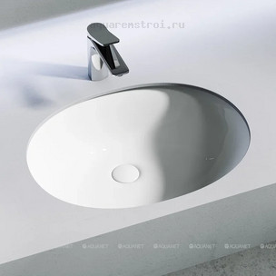 Раковина встраиваемая снизу Ceramicanova Element 52 CN6076 цвет белый