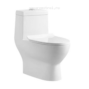 Унитаз-моноблок c сиденьем микролифт Redo R01 8601 цвет белый