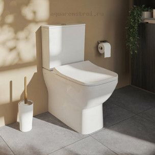 Унитаз-компакт с бачком и сиденьем микролифт Vitra 9833B003-7205 цвет белый