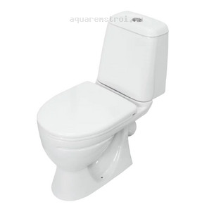 Унитаз-компакт с бачком и сиденьем микролифт Sanita WC.CC/Ideal/1-P/WHT. G/S1 цвет белый