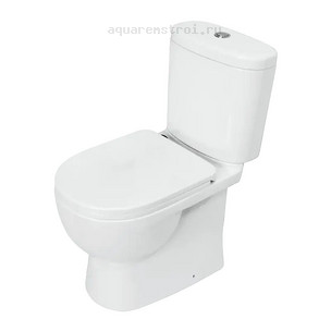 Унитаз-компакт с бачком и сиденьем микролифт Sanita Luxe WC.CC/Art/2-DM/ WHT.G/S1 цвет белый