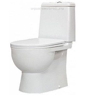 Унитаз-компакт с бачком и сиденьем микролифт Sanita Luxe 2-DM/WHT.G/S1 цвет белый