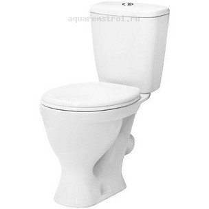 Унитаз-компакт с бачком и сиденьем микролифт Sanita Luxe TM/WHT.G/S1 цвет белый