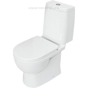 Унитаз-компакт с бачком и сиденьем микролифт Sanita Luxe 2-DM/WHT.G/S1 цвет белый