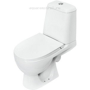 Унитаз-компакт с бачком и сиденьем микролифт Sanita Luxe Max/2-DM/WHT. G/S1 цвет белый