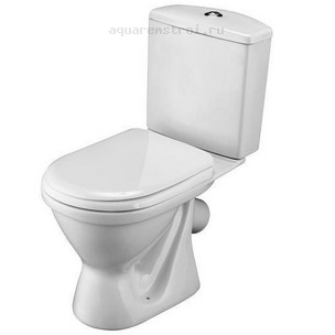 Унитаз-компакт с бачком и сиденьем Santek Алькор 1.WH30.2.196 цвет белый
