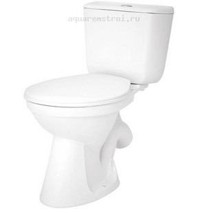 Унитаз-компакт с бачком и сиденьем Santek Бриз 1.WH20.2.569 цвет белый
