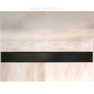 Душевой лоток BelBagno BB-LD-LUCE-70-NERO с двухсторонней решеткой 70 см