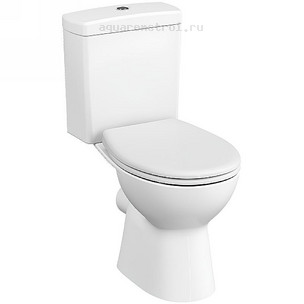 Унитаз-компакт с бачком и сиденьем Vitra S10 SmoothFlush 9864B003-7201 цвет белый