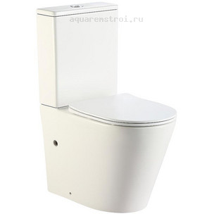 Унитаз-компакт с бачком и сиденьем Triton Corso CO-3906 Щ0000057974 цвет белый