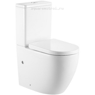 Унитаз-компакт с бачком и сиденьем Triton Corso CO-3806 Щ0000057975 цвет белый